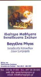 ΕΚΠΑΙΔΕΥΣΗ ΣΚΥΛΩΝ ΞΕΝΟΔΟΧΕΙΟ ΑΙΓΑΛΕΩ ΑΤΤΙΚΗ ΕΥΑΓΓΕΛΟΣ ΡΗΓΑΣ